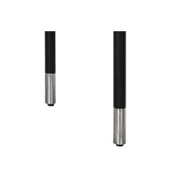 DKD Home Decor Aparador Moderno Negro Gris 2 Puertas 3 Estanterias 100 x 40 x 140 cm