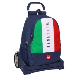 Mochila Escolar con Ruedas Benetton Flag Azul marino 32 x 44 x 16 cm Mochila Escolar con Ruedas Benetton Flag Azul marino 32 x 44 x 16 cm Precio: 35.50000003. SKU: B1G76T68XD