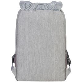Rivacase 7562 Mochila Prater para Portátil 15.6" Gris/Moca con Puerto USB y Resistente al Agua