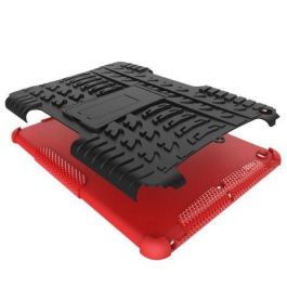 FUNDA E-VITTA RUGGED RED - PARA IPAD 2017-2018 - POSICIÓN STAND UP - DOS PIEZAS - ANTIDESLIZANTE