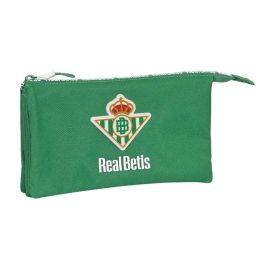 Safta Portatodo Triple Real Betis Balompie 22x12x3cm Verde Poliester Reciclado