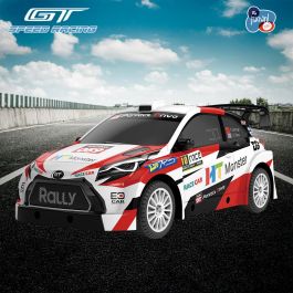 TACHAN T01017 Vehículo Racing Teledirigido 1:24 Blanco y Rojo (+6 años)