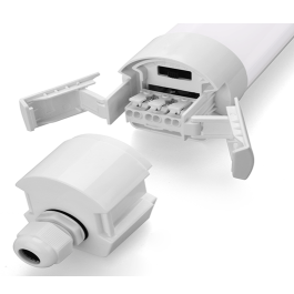 Regleta LED Enlazable 50W 6000Lm 1500Cm IP65 CCT 3000-6500K 75º Superficie/Suspendida