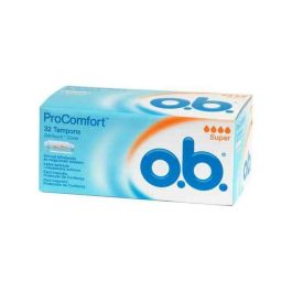 O.B. Tampones PROCOMFORT SUPER para Flujo Intenso con SilkTouch y DynamicFit, 32 unidades