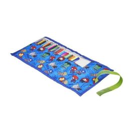 Cerdá Estuche Portatodo Accesorios Capitán América Avengers Azul, para Material Escolar, Niños 3-12 Años