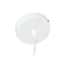 DKD Home Decor Lámpara de Techo Urban de Poliéster y Metal Crudo 50x38x50 cm