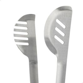 Set de Utensilios para Barbacoa Aktive 4 Piezas Barbacoa Acero Inoxidable 10 x 42 x 4 cm (4 Unidades)