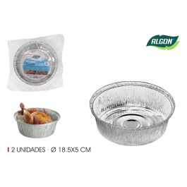 Set de 2 Bandejas Redondas para Pollo Algon 18.5x5 cm (24 Cajas) Precio: 9.5000004. SKU: B1EMWBEKAS