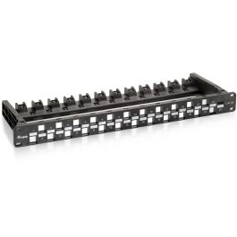 EQUIP 769225 Patch Panel 24 Puertos Cat6A 19" UTP 1U Keystone Negro Precio: 34.78999986. SKU: B1DVALK5HY