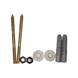 Edm Juego de Tornillos para WC de Latón Cromado 5 x 75 mm Acero Inoxidable Precio: 3.50000002. SKU: S7914739