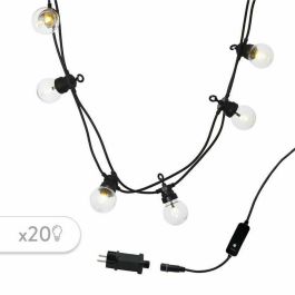 LUMIJARDIN Garland 20 bombillas LED - Blanco cálido - Fiesta limpiable Precio: 42.50000007. SKU: B17YMMJC4F