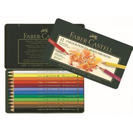 Faber-Castell 110012 Estuche de metal Polychromos con 12 lápices de colores surtidos Precio: 21.6900002. SKU: B1FDXWCNSM