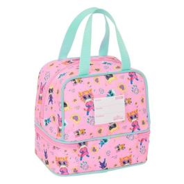 Portameriendas SuperKitties Rosa Turquesa 20 x 20 x 15 cm