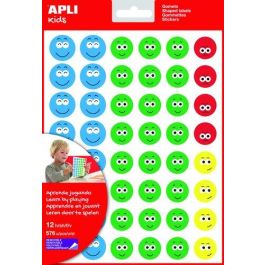 Gomets Apli Bolsa 12H Cara Feliz Smile 4 Col.Surt.(Am-Az-Rj-Vd) 576 Uds. (14811) (Set de 5) Precio: 26.68999971. SKU: B1D9MRG6FP