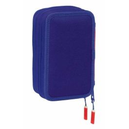 Plumier Escolar Safta Triple 37 Piezas Atletico De Madrid 195x125x55 mm Plumier Escolar Safta Triple 37 Piezas Atletico De Madrid 195x125x55 mm