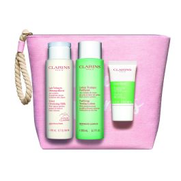 Set Clarins: Pure, Exfoliating Scrub, 15 ml + Velourse, Anti-Pollution, Cleansing Milk, For Face, 200 ml + Purifying, Alcohol-Free, Purifying, Tonic Lotion, For Face, 200 ml Precio: 38.95000043. SKU: B18QJ524JD