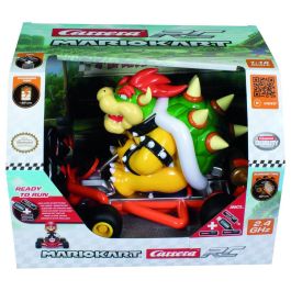 CARRERA Coche Radio Control Bowser Mario Kart 1:18, hasta 9 km/h, 30 Min de Funcionamiento, +6 años Precio: 44.5000006. SKU: B18DB5GB49