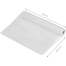 Livoo DOM503C Envasadora al Vacío - 80W, 2 Funciones, Rollo Film 28 cm x 3 m Incluido, Cuchilla de Corte