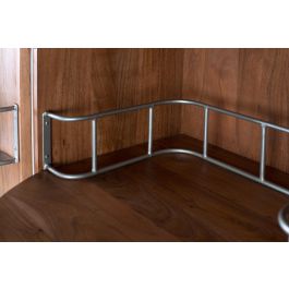 Giner y Colomer Mueble Bar 2 Puertas Madera Maciza de Acacia Natural 190 cm