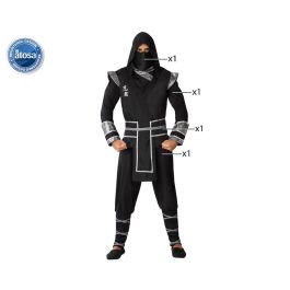 Disfraz Ninja Negro Adulto Plateado Disfraz Ninja Negro Adulto Plateado Precio: 28.1204. SKU: 6183