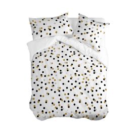 Funda Nórdica HappyFriday Blanc Golden dots Multicolor 260 x 240 cm