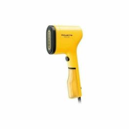 Rowenta DR2026D1 Cepillo de Vapor Portátil Pure Pop 1300W Depósito 70ml Desinfectante Elimina Arrugas y Pelusas Amarillo