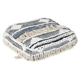 Cojin Suelo Boho DKD Home Decor Negro Blanco 60 x 25 x 60 cm Precio: 54.72467. SKU: S3032026