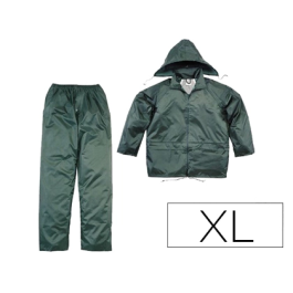 Deltaplus Conjunto de Lluvia 400 Poliéster/PVC Verde Talla XL Precio: 40.49999954. SKU: B1AJBCC5J7