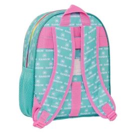 Mochila Escolar Rainbow High Paradise Turquesa 28 x 34 x 10 cm