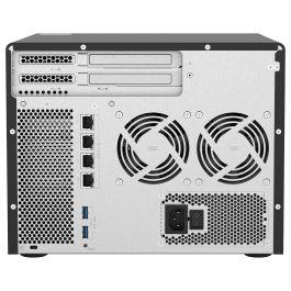 Qnap TS-H886-D1602-8G NAS Servidor 8 Bay (6x3.5" + 2x2.5") con Procesador Intel Xeon D-1622, 16GB RAM DDR4 ECC y 4 Puertos 2.5GbE