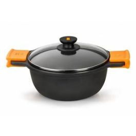 BRA Cacerola o Cazuela Alta con Tapa de Cristal AMERICA, 32 cm de diametro, 12 cm de alto, 8.3 litros de capacidad Precio: 104.49999956. SKU: B1A7LYHQ84