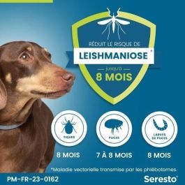 Seresto Collar Antiparasitario para Perros Pequeños, Protección 7-8 Meses contra Pulgas y Garrapatas