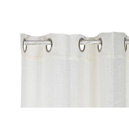 Cortina Basicos DKD Home Decor Blanco 270 x 140 cm (2 Unidades)