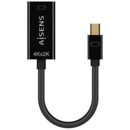 AISENS - CONVERSOR MINI DP V1.2 A HDMI V1.4 4K@30HZ, MDP/M-HDMI A/H, NEGRO, 15CM AISENS - CONVERSOR MINI DP V1.2 A HDMI V1.4 4K@30HZ, MDP/M-HDMI A/H, NEGRO, 15CM