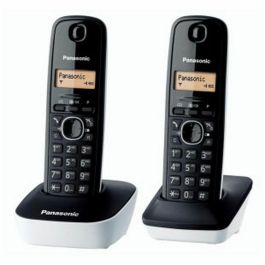 Panasonic KX-TG1612FRW Duo Teléfono Inalámbrico Contestador Automático Negro Blanco Precio: 48.59000025. SKU: B1BRJCZY43