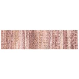 DKD Home Decor Alfombra Scandi Rosa Poliéster 240x60 cm 600 gsm Pack 2 Unidades
