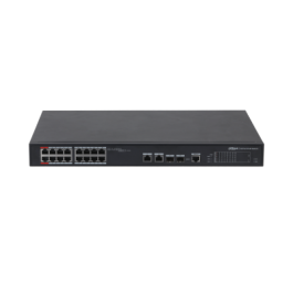 (Dh-Pfs4218-16Et-240-V3) Dahua Switch L2 Hi-Poe Gestionable 16 Puertos 10/100 + 2 Combo Gigabit/Sfp Uplink Precio: 249.9739. SKU: B1G4F272N6