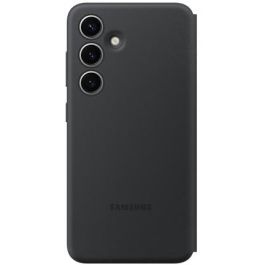 Samsung Smart View Wallet Case para Galaxy S24, Funda Cartera con Bolsillo para Tarjetas, 15.8 cm (6.2"), Negro