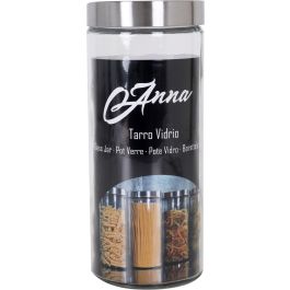 Anna Tarro de Vidrio con Tapa de Acero 2.20 Litros (12 Unidades)