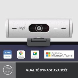 Logitech - Brio 500 Webcam HD con Auto - White Expo