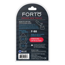 Anillo para el Pene Forto Azul (Talla única)