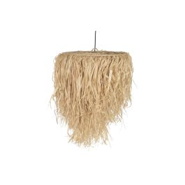 DKD Home Decor Lámpara Techo Balines Gajih Natural E27 50W 220V 50 x 135 x 50 cm hecha a mano, ideal para ambientes exóticos