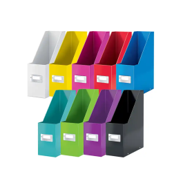 Leitz Revistero Click & Store Cartón Forrado Turquesa 103x170x235 mm