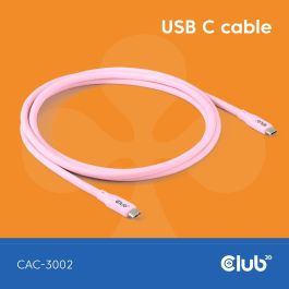 Club3D Lifestyle USB-C Kabel PD 240W.20Gbps 2m pink St/St Precio: 38.78999971. SKU: B1K3YSGCS3