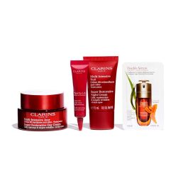 Clarins Crema Día Multi-Intensive Estuche 5 Pz, Crema Noche, Contorno Ojos, Serum