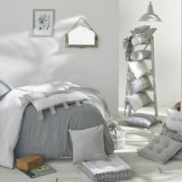 Today TOD1700240621365 Cojín Polochon Estampado Capuchino Gris Oscuro 45 x 15 cm