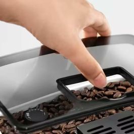 Delonghi Cafetera Espresso con Molinillo Magnifica S ECAM22.110.W, 15 bar, 1450W, 1.8L, 250g, Plateada y Negra