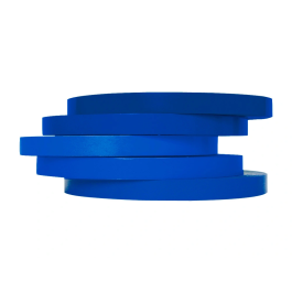 Q-connect Cinta Adhesiva 66 mt x 9 mm Azul para Cerrar Bolsas