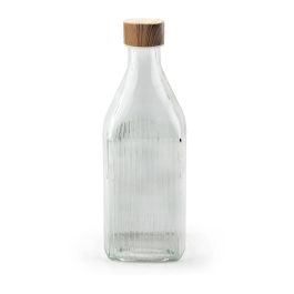 Botella de Cristal La Mediterránea Metal Vidrio 1 L (24 Unidades)