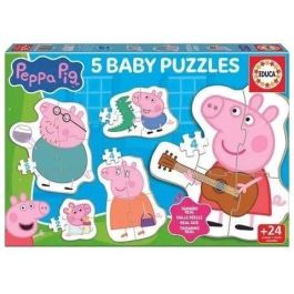Educa EDU8412668203198 Puzzle para bebés Peppa Pig 4 piezas Precio: 24.50000014. SKU: B1477E9N73